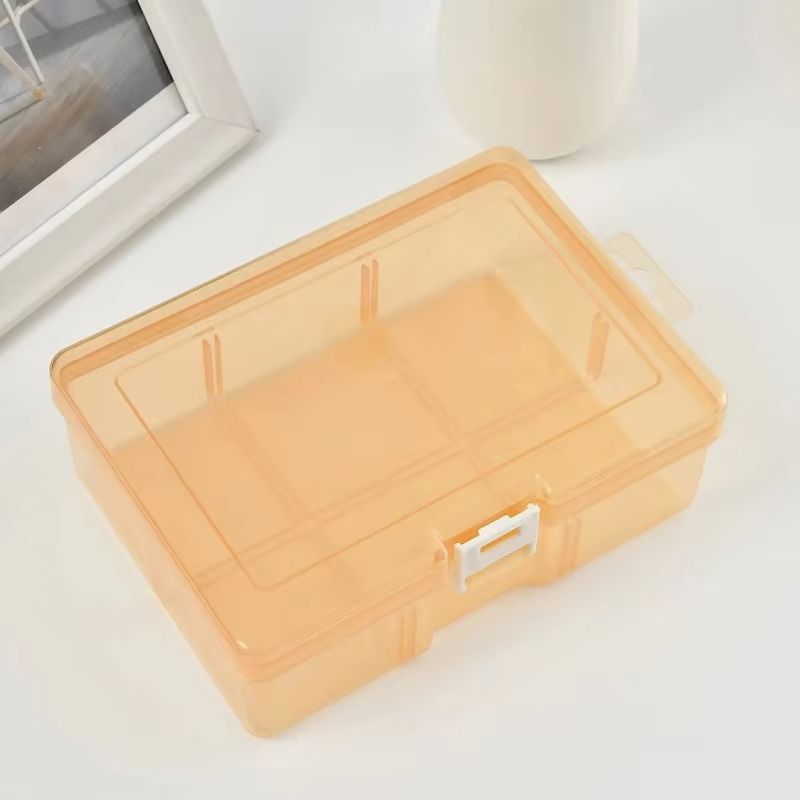 Transparent Plastic Storage Box For Jewelry Hardware Accessories Small Items DIY Crafts And Cosmetics