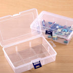Transparent Plastic Storage Box For Jewelry Hardware Accessories Small Items DIY Crafts And Cosmetics