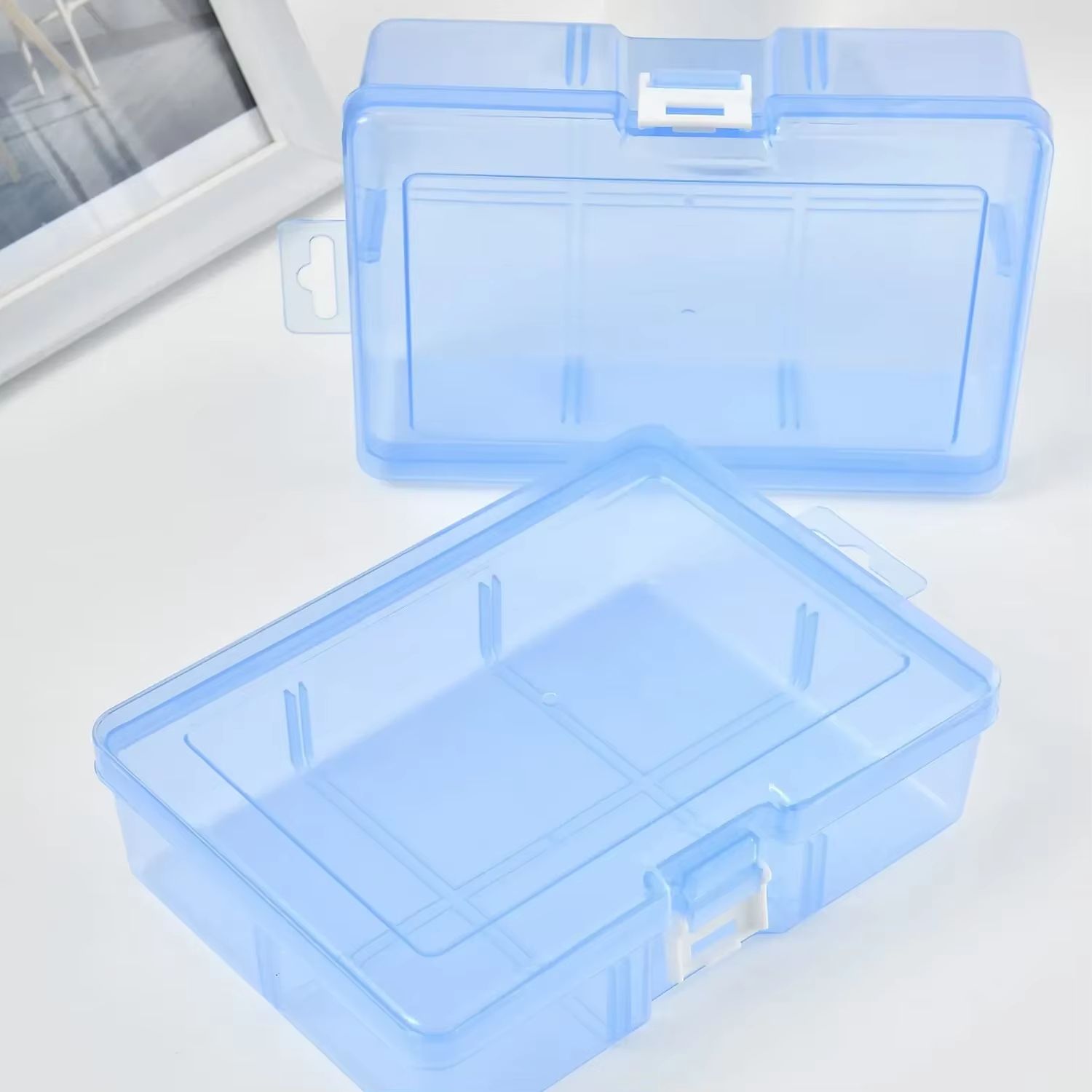 Transparent Plastic Storage Box For Jewelry Hardware Accessories Small Items DIY Crafts And Cosmetics