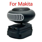 Cordless Portable Space Heater Fan with Dual Heat Mode