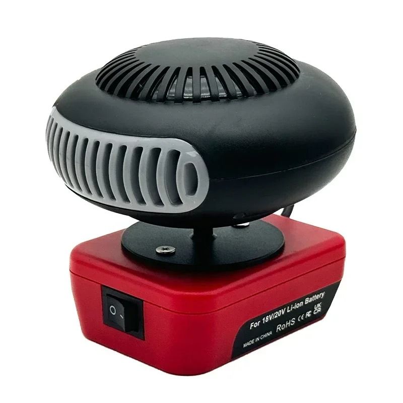 Cordless Portable Space Heater Fan with Dual Heat Mode