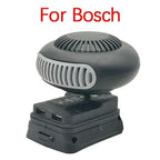 Cordless Portable Space Heater Fan with Dual Heat Mode