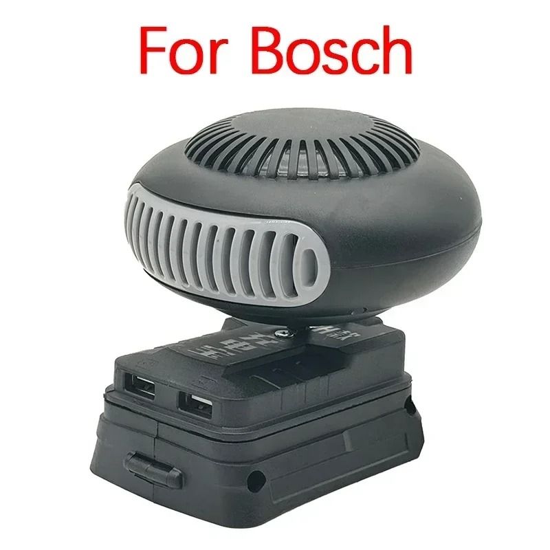 Cordless Portable Space Heater Fan with Dual Heat Mode