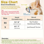 BrachyGuard Soft Mesh Muzzle for Short-Snout & Small/Medium Dogs