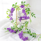 Artificial Wisteria Hanging Garland Vine