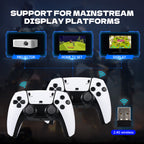 3D Double Wireless Retro Handheld Console, Game Stick Mini, HD Video Game Stick Controller