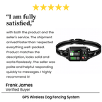 GPS Wireless Dog Fencing System, Electric Dog Fence with GPS Electric Satellite Technology, Electric Pet Fencing System