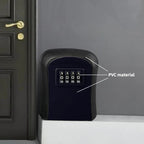 Smart Wall-Mounted Code Key Safe - Outdoor Resettable Password Lock Box for Spare Keys