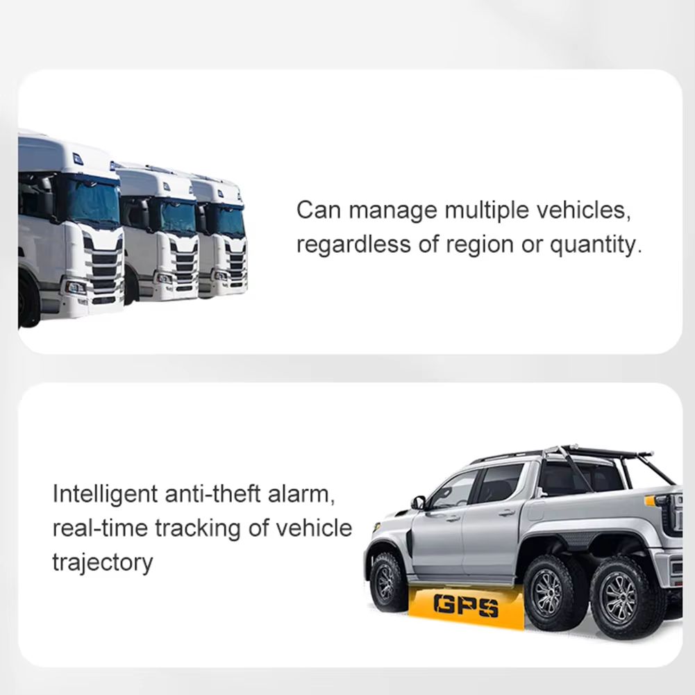 Magnetic GPS Tracker, Pet Location Tracker, Real-time Locator, Anti-theft SIM Message Positioner for Car