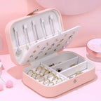 Large Capacity Multi-Layer Jewelry Storage Box, High-End Exquisite Necklace Earrings, Gold Jewelry Box