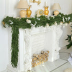 Premium Faux Cedar Christmas Garland for Mantels, Staircases & Holiday Displays