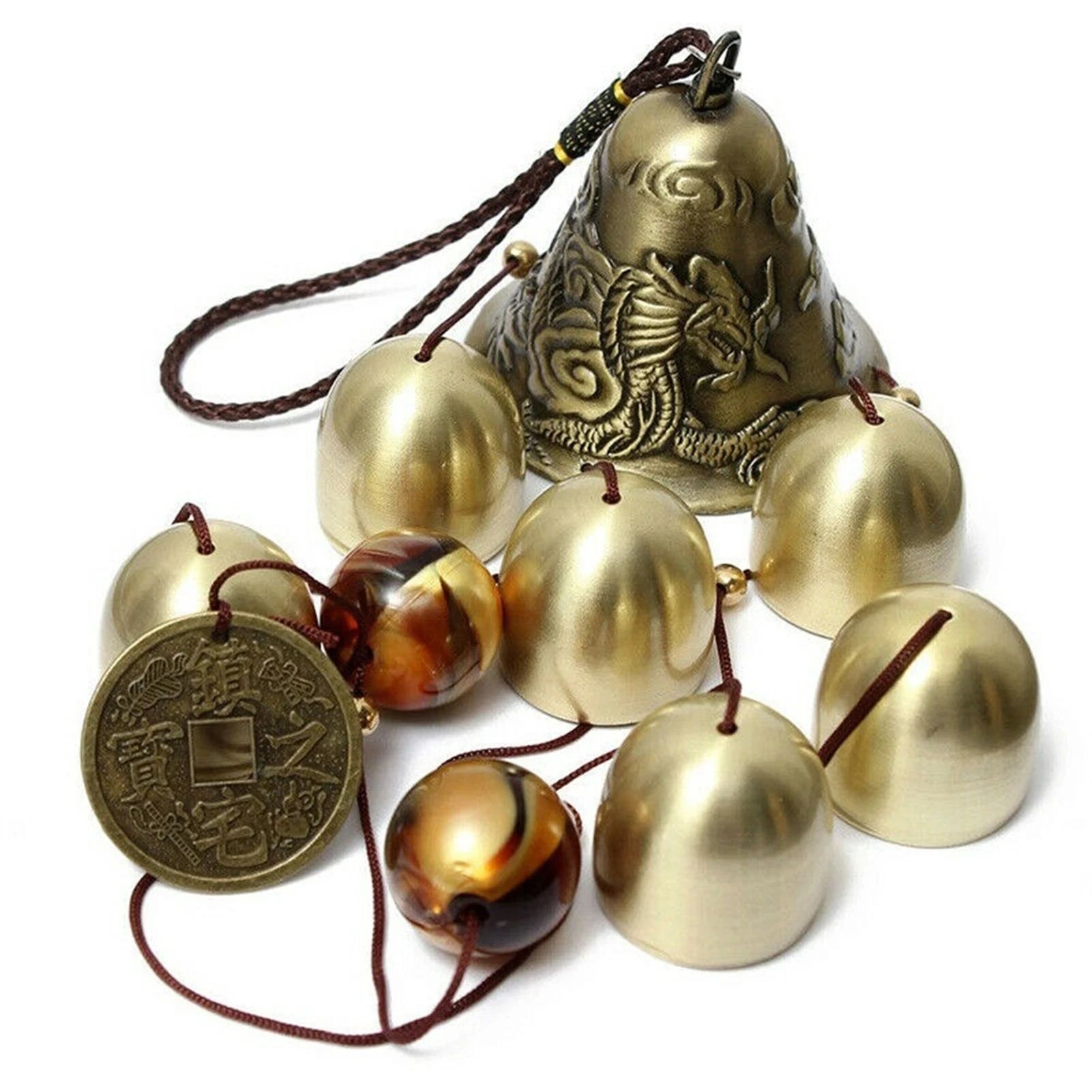 Copper Bell Outdoor Wind Chimes