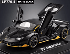 1:32 Lamborghini LP770 Diecast Pull Back Toy Car With Lights and Music
