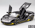 1:32 Lamborghini LP770 Diecast Pull Back Toy Car With Lights and Music