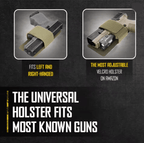 Universal Concealed Carry Gun Holster Quick Draw Pistol Pouch