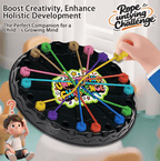 Childrens Puzzle Rope Challenge Board Game Interactive Logic Thinking Game for Kids