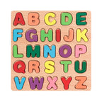 Montessori Wooden Alphabet & Numbers Puzzle Board for Toddlers