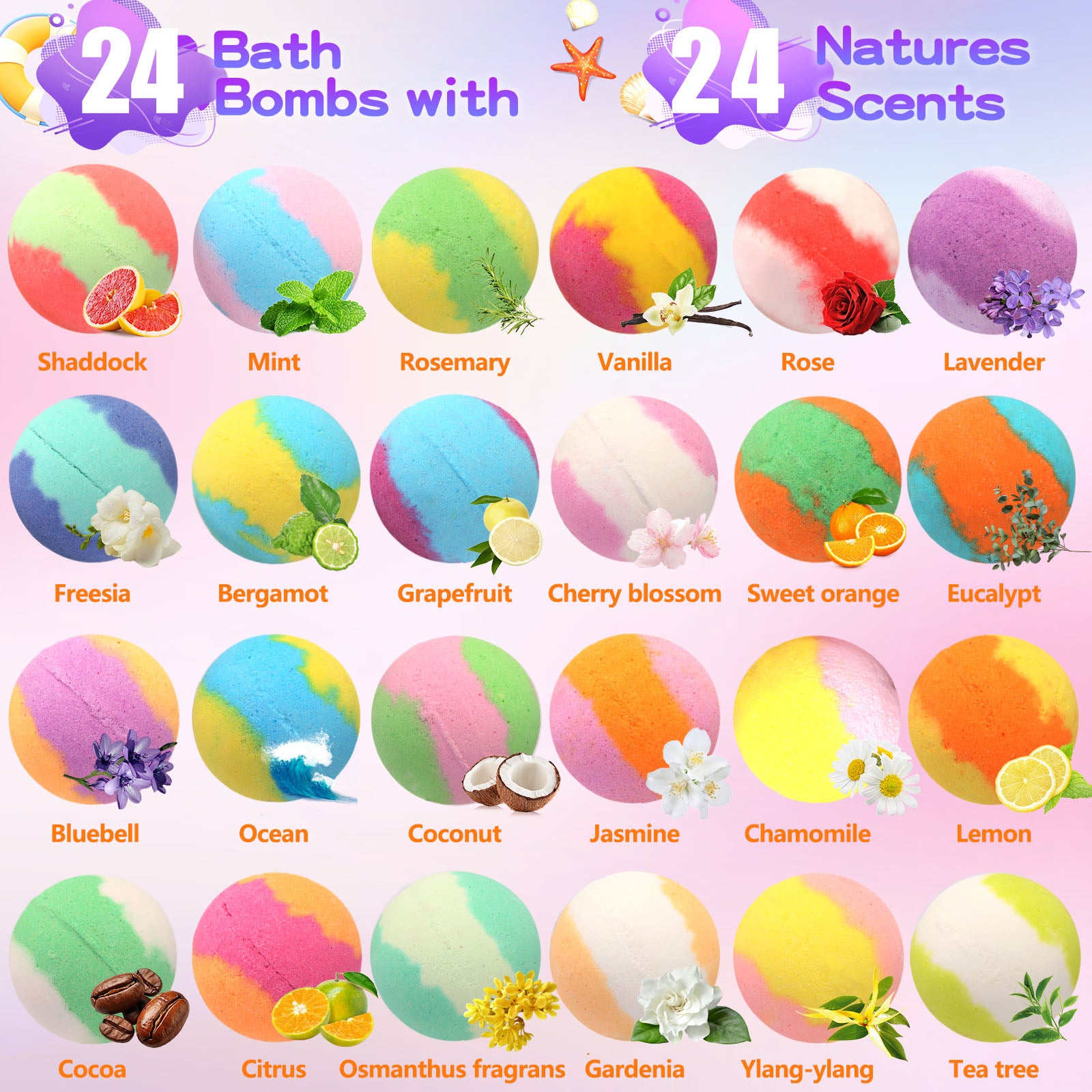 Bath Bombs for Kids with Surprise Inside Natural Organic Kids Bubble Bath Fizzy for Boys and Girls with Fun Bath Toys