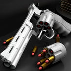 Continuous Fire Soft Dart Revolver Toy Gun for Kids & Adults