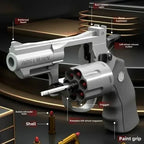 Continuous Fire Soft Dart Revolver Toy Gun for Kids & Adults