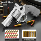 Continuous Fire Soft Dart Revolver Toy Gun for Kids & Adults