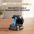 Magnetic Cable Management System, 10-Piece Set for Car, Office & Home