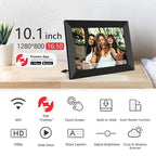 Smart Electronic Image Album for Gift, Digital Photo Frame WIFI Frameo, HD Touch Screen Digital Picture Frame