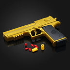 Desert Eagle Shell Ejecting Soft Bullet Toy Gun for Kids Outdoor Target Games