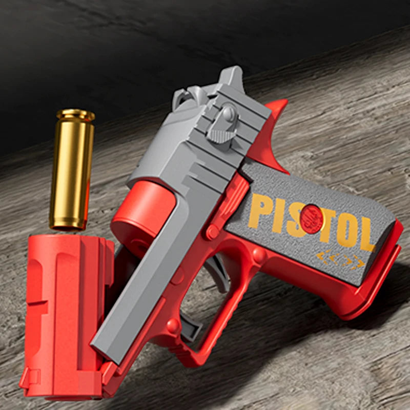 Realistic Shell Ejecting Toy Gun for Kids with Soft Foam Bullets