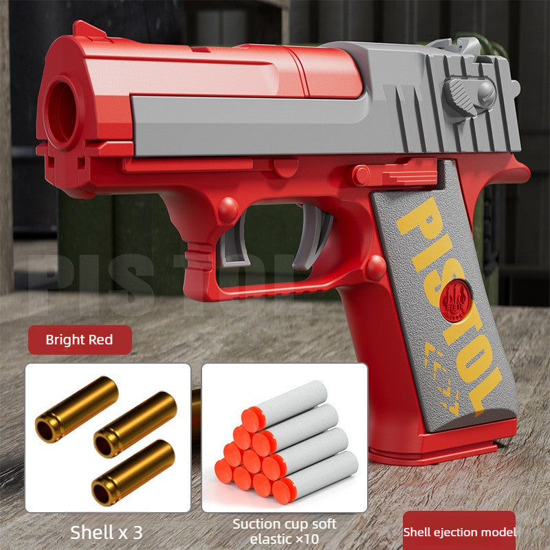 Realistic Shell Ejecting Toy Gun for Kids with Soft Foam Bullets