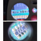 30X/60X/90X Illuminated Jewelers Loupe Pocket Magnifier with LED & UV Light