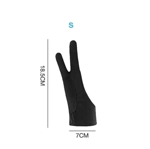 Two-Finger Drawing Glove – Anti-Touch & Anti-Fouling Glove for Tablets
