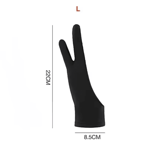 Two-Finger Drawing Glove – Anti-Touch & Anti-Fouling Glove for Tablets