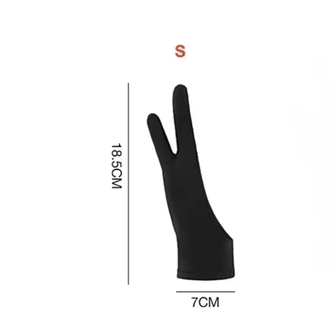 Two-Finger Drawing Glove – Anti-Touch & Anti-Fouling Glove for Tablets