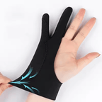 Two-Finger Drawing Glove – Anti-Touch & Anti-Fouling Glove for Tablets