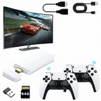 3D Double Wireless Retro Handheld Console, Game Stick Mini, HD Video Game Stick Controller