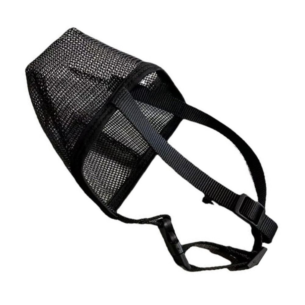 Adjustable Breathable Pet Dog Muzzle, Anti-Bark Bite Mesh Mouth Cover
