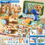 Early Learning DIY Assembly Toolbox Interactive STEM Building Set for Kids