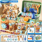 Early Learning DIY Assembly Toolbox Interactive STEM Building Set for Kids