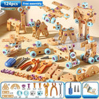Early Learning DIY Assembly Toolbox Interactive STEM Building Set for Kids