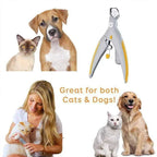 Pet Nail Clipper with Light for Dogs and Cats Safe LED Pet Nail Trimmer