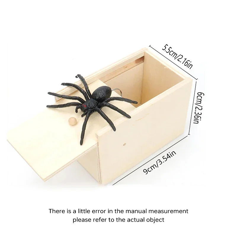 Ultimate Prank Spider Scare Box Funny Halloween Trick Toy