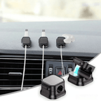 Magnetic Cable Management System, 10-Piece Set for Car, Office & Home