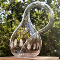 Klein Bottle Glass Sculpture Unique Mathematical Art Decor