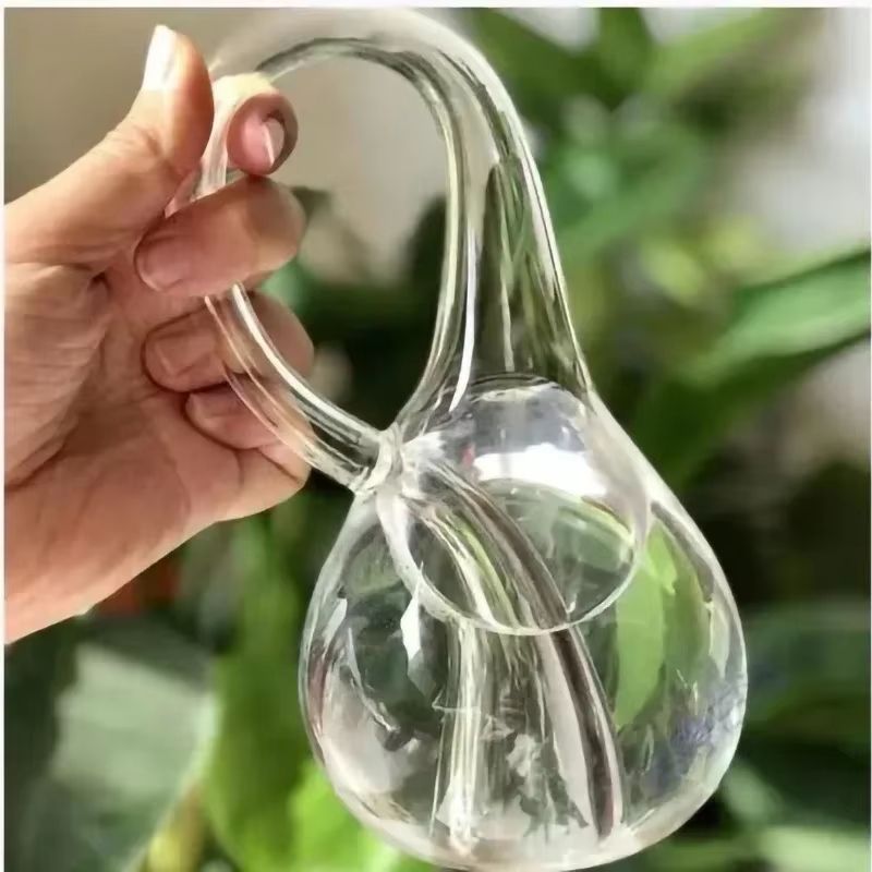 Klein Bottle Glass Sculpture Unique Mathematical Art Decor