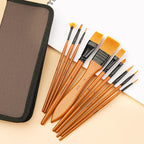 Premium Nylon Paint Brush Set for Acrylic Watercolor and Oil Painting