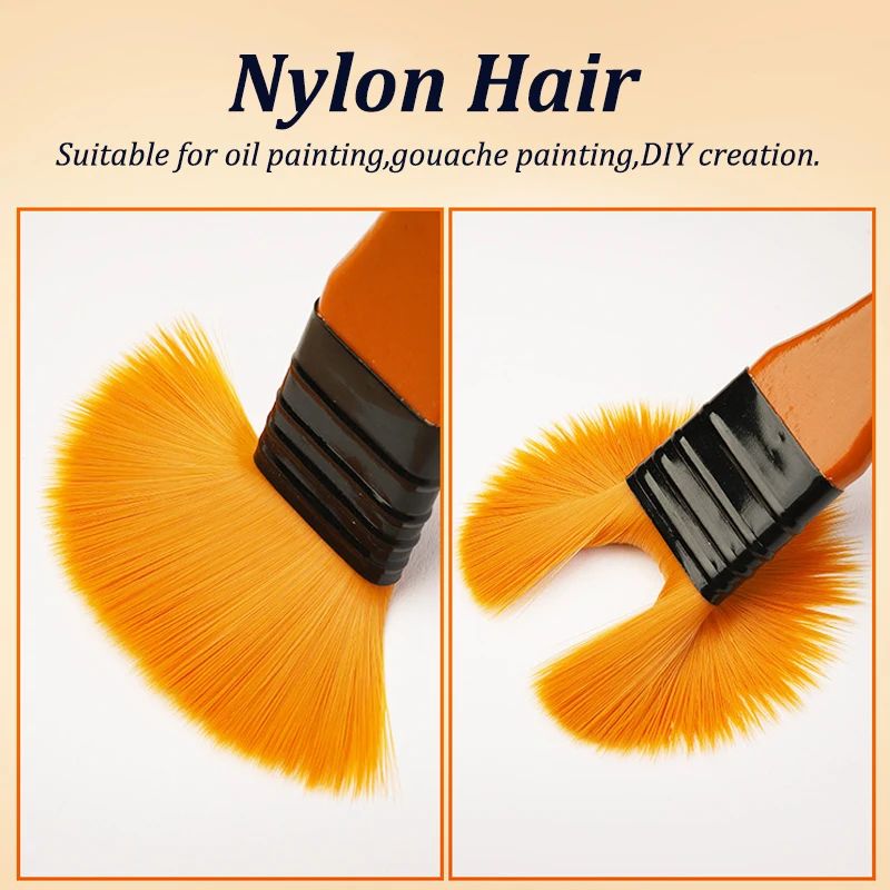 Premium Nylon Paint Brush Set for Acrylic Watercolor and Oil Painting