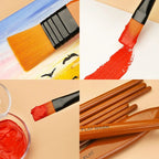 Premium Nylon Paint Brush Set for Acrylic Watercolor and Oil Painting