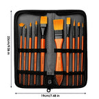 Premium Nylon Paint Brush Set for Acrylic Watercolor and Oil Painting