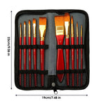 Premium Nylon Paint Brush Set for Acrylic Watercolor and Oil Painting